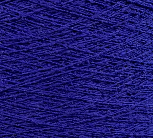 Art. Bourette Seta Tweed – Fil en 100 % Soie Bourette col. Bleu Indigo 1170 m / 100 g